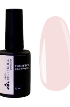 Моделирующий гель для ногтей Nails Molekula Professional Euro Fiber Liquid Poly Gel FG1207 Berry Shake, 12 мл