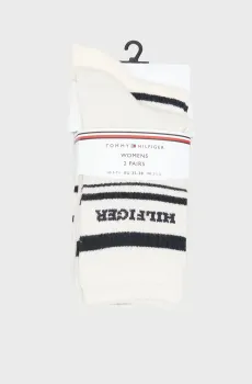 Женские носки (2 пары) HILFIGER Разноцветный 39-42 Tommy Hilfiger 701236457