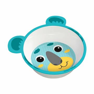 Мисочка Сanpol Babies из меламина антипидслизгова с ушками Hello Little, зеленая, 490 мл Мисочка Сanpol Babies из меламина антипидслизгова с ушками Hello Little, зеленая, 490 мл