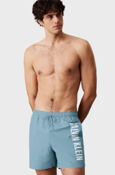 Мужские голубые плавательные шорты MEDIUM DRAWSTRING Голубой S Calvin Klein LV00N61092