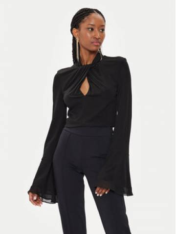 TWINSET Блузка 241TT2099 Чорний Slim Fit TWINSET Блузка 241TT2099 Чорний Slim Fit