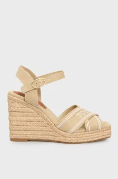 Женские бежевые босоножки ESPAD Бежевый 39 Tommy Hilfiger FW0FW08668