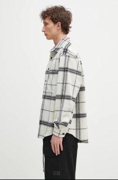 Рубашка с примесью шерсти MKI MIYUKI ZOKU Check Flannel Shirt