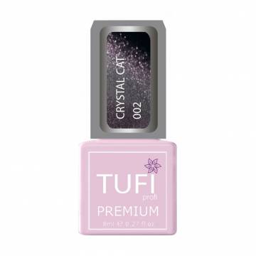 Гель-лак для ногтей Tufi Profi Premium Crystal Cat, 002 Аметист, 8 мл Гель-лак для ногтей Tufi Profi Premium Crystal Cat, 002 Аметист, 8 мл