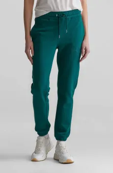 Женские зеленые спортивные брюки REG TONAL SHIELD Зеленый XS Gant 4200709