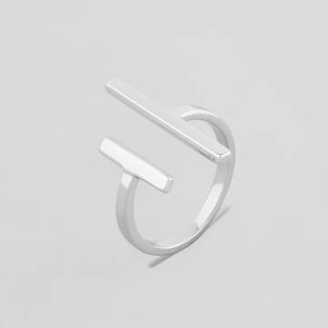Серебряное кольцо Minimal ВС-235р/ВС-10173 Серебряное кольцо Minimal ВС-235р/ВС-10173