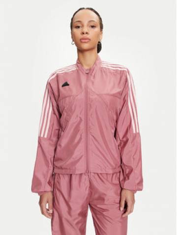 adidas Світшот Tiro Cut 3-Stripes Summer JJ4663 Рожевий Loose Fit adidas Світшот Tiro Cut 3-Stripes Summer JJ4663 Рожевий Loose Fit