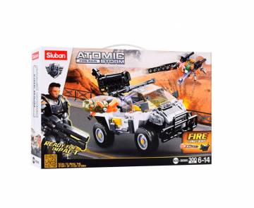 Конструктор Sluban Atomic Storm Операція знищення 300 деталей (M38-B0995) Конструктор Sluban Atomic Storm Операція знищення 300 деталей (M38-B0995)