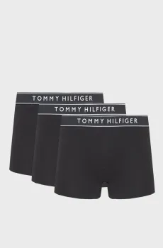 Мужские черные боксеры (3 шт) TRUNK Черный XL Tommy Hilfiger UM0UM03882