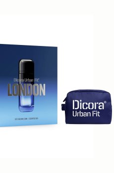 Парфюмированный набор мужской Dicora Urban Fit London (туалетная вода, 150 мл + косметичка)