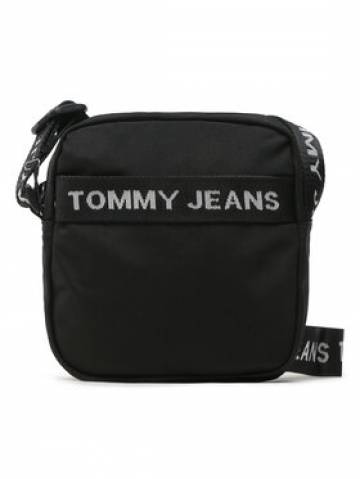Tommy Jeans Плоска сумка Tjm Essential Square Reporter AM0AM11177 Чорний Tommy Jeans Плоска сумка Tjm Essential Square Reporter AM0AM11177 Чорний