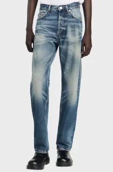 Мужские синие джинсы Синий 32 Sandro SHPJE00759_Blue Vintage - Denim