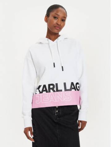 Karl Lagerfeld Jeans Світшот 245J1803 Білий Regular Fit Karl Lagerfeld Jeans Світшот 245J1803 Білий Regular Fit