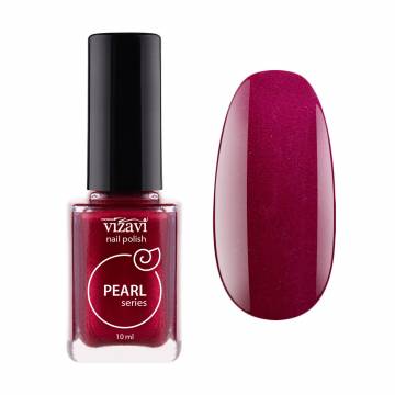 Лак для ногтей Vizavi Professional Pearl Series Nail Polish 23 Бордовый, 10 мл