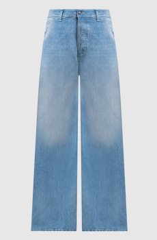 Голубые джинсы Alek с патчем