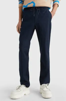 Мужские темно-синие брюки CHELSEA POPLIN PAPERTOUCH PO Синий 30-32 Tommy Hilfiger MW0MW31150