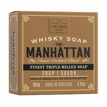 Мыло твердое Scottish Fine Soaps The Manhattan Whisky Soap, 100 г