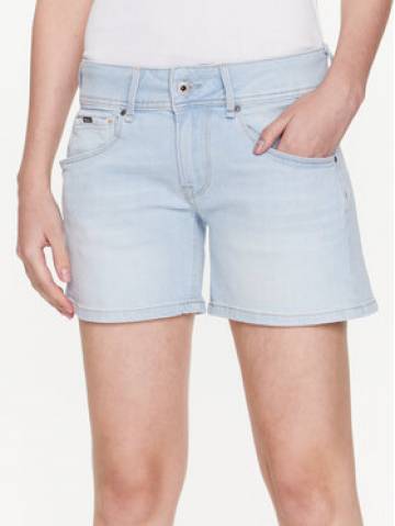 Pepe Jeans Джинсові шорти Siouxie PL801002PE0 Блакитний Regular Fit Pepe Jeans Джинсові шорти Siouxie PL801002PE0 Блакитний Regular Fit