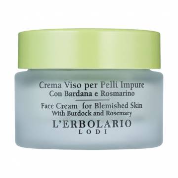 Уценка! Крем для лица LErbolario Crema Viso per Pelli Impure для проблемной кожи, на основе розмарина и репейника, 30 мл Уценка! Крем для лица LErbolario Crema Viso per Pelli Impure для проблемной кожи, на основе розмарина и репейника, 30 мл