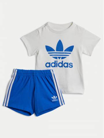 adidas Набір футболка та шорти JE0525 Голубий Regular Fit adidas Набір футболка та шорти JE0525 Голубий Regular Fit