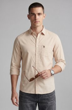 U.S. Polo Assn. Tailored Fit Pure Cotton Casual Shirt