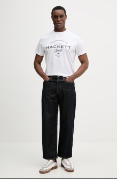 Хлопковая футболка Hackett London