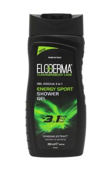 Мужской гель для душа 3 в 1 Eloderma Energy Sport Shower Gel, 250 мл