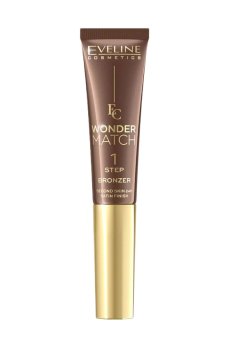 Уценка! Ультракремовый бронзер для лица Eveline Cosmetics Wonder Match Bronzer 02, 14 мл