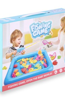 Надувной бассейн QiYiLe Fishing Game с набором магнитных рыбок
