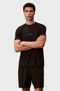 Мужская черная футболка MESH Черный XXL Calvin Klein LVGMS6K114