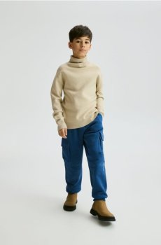 Reserved - Штани карго - синій - 171FI-55X