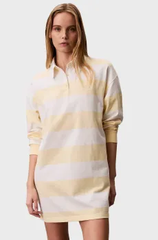 Женское платье в полоску VARSITY STRIPE Разноцветный S Calvin Klein Jeans LV047F214G