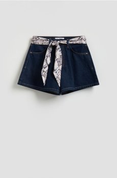 Reserved - LADIES` SHORTS - темно-синій - 825JW-59J