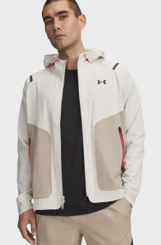 Мужская бежевая ветровка UA Unstoppable Jacket LC Бежевый S Under Armour 1389354-111