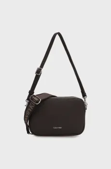 Женская темно-коричневая сумка WEBBING Коричневый ONESIZE Calvin Klein LV04F3656G