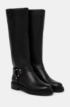 Кожаные сапоги Answear.LAB