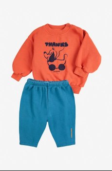 Хлопковый спортивный комплект для младенцев Bobo Choses Rolling Dog