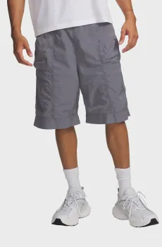 Мужские серые шорты UA Hoops Woven Short Серый XXL Under Armour 6011096-024