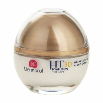 Ночной крем для лица Dermacol Hyaluron Therapy 3D Wrinkle Night Filler Cream заполняющий морщины, 50 мл Ночной крем для лица Dermacol Hyaluron Therapy 3D Wrinkle Night Filler Cream заполняющий морщины, 50 мл