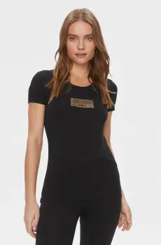 Женская черная футболка Черный XS Guess W4RI33.J1314;JBLK