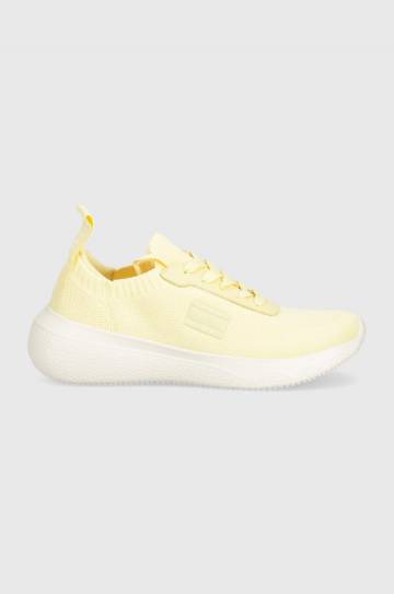 Кроссовки Tommy Jeans TJW FLEXI RUNNER цвет жёлтый EN0EN02489 Кроссовки Tommy Jeans TJW FLEXI RUNNER цвет жёлтый EN0EN02489