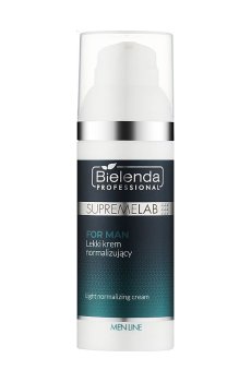 Мужской легкий нормализующий крем для лица Bielenda Professional Supremelab For Man Cream, 50 мл