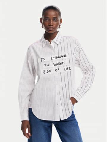 Desigual Сорочка Ykohama 24WWCW19 Білий Regular Fit Desigual Сорочка Ykohama 24WWCW19 Білий Regular Fit