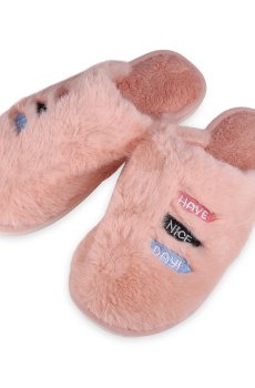 Женские комнатные тапочки 2Step закрытые, персиковые, размер 40-41 (WWSL2025-14-Pch)