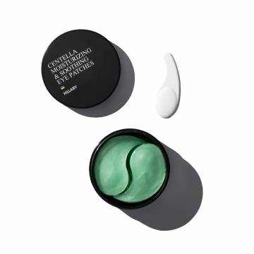 Заспокійливі патчі з центеллою Hillary Сentella Moisturizing & Soothing Eye Patches, 60 шт Заспокійливі патчі з центеллою Hillary Сentella Moisturizing & Soothing Eye Patches, 60 шт
