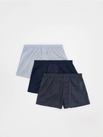 Reserved - Боксери loose, 3 штук - темно-синій - 433BI-59X Reserved - Боксери loose, 3 штук - темно-синій - 433BI-59X