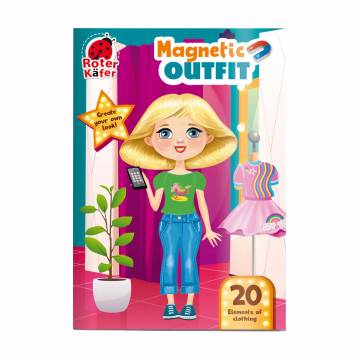 Настольная игра Roter Kafer Магнитная одевалка Повседневный образ, 17*0.5*27 см, от 3 лет, 15 элементов (RK2120-03)
