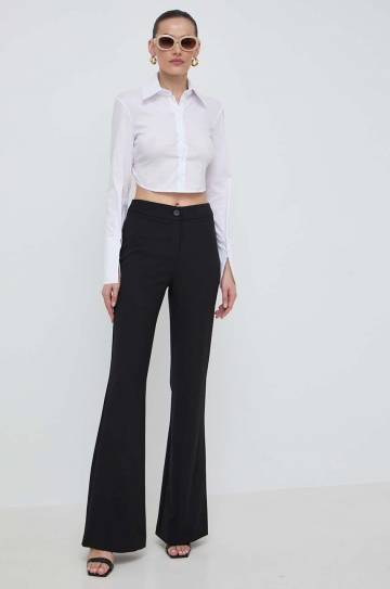 Рубашка Patrizia Pepe женская цвет белый slim классический воротник Рубашка Patrizia Pepe женская цвет белый slim классический воротник