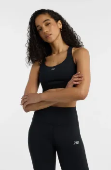 Женский черный топ Essential Train Черный L New Balance WB51035BK