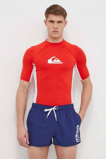 Футболка Quiksilver мужская цвет красный с принтом T-SHIRT DO PŁYWANIA Футболка Quiksilver мужская цвет красный с принтом T-SHIRT DO PŁYWANIA
